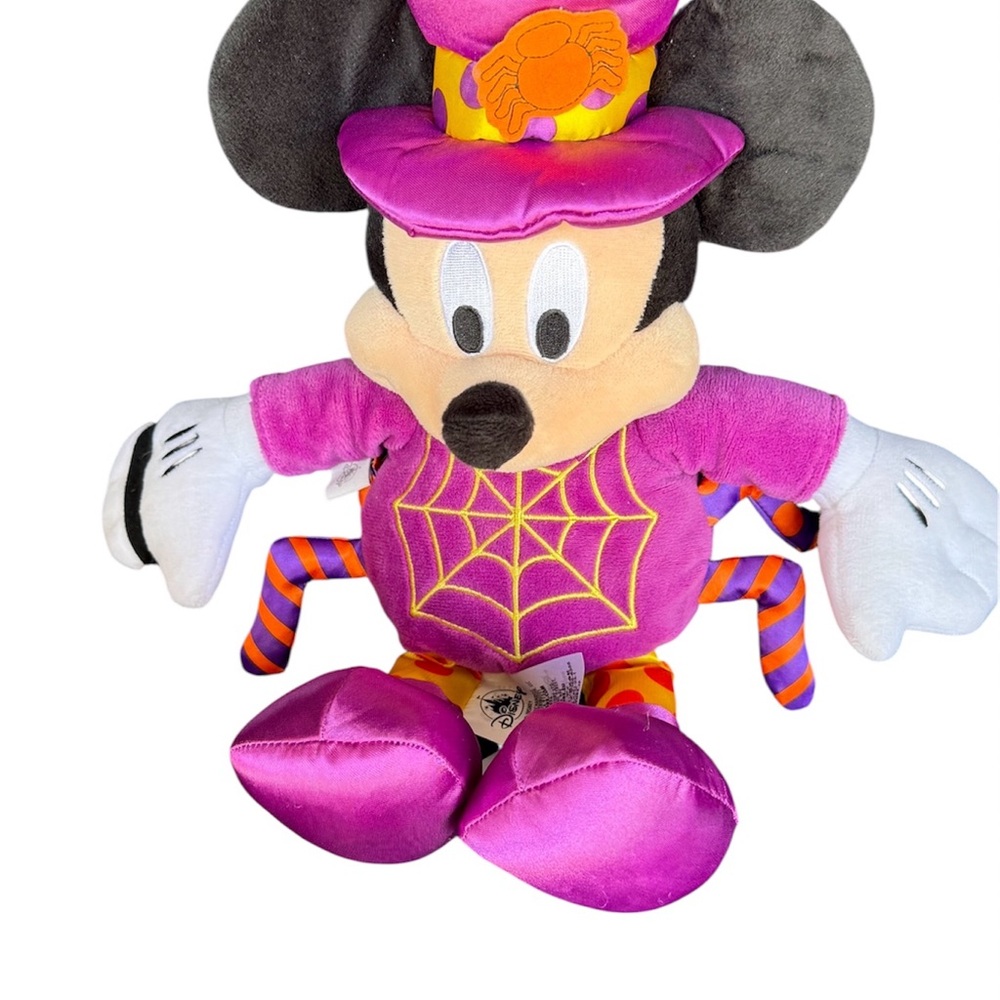 Disney Halloween Mickey Mouse Plush - Pink and Black